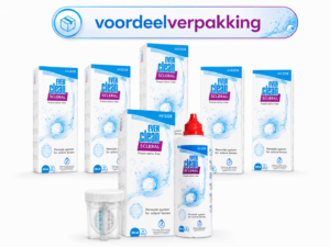 Ever Clean Scleral  Voordeel verpakking (6X300ml + 180 tablets + 6x scleralens lenshouder)