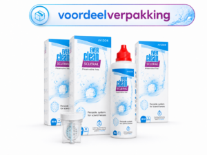 Ever Clean Scleral  Voordeel verpakking (3X300ml + 90 tablets +3x scleralens lenshouder)